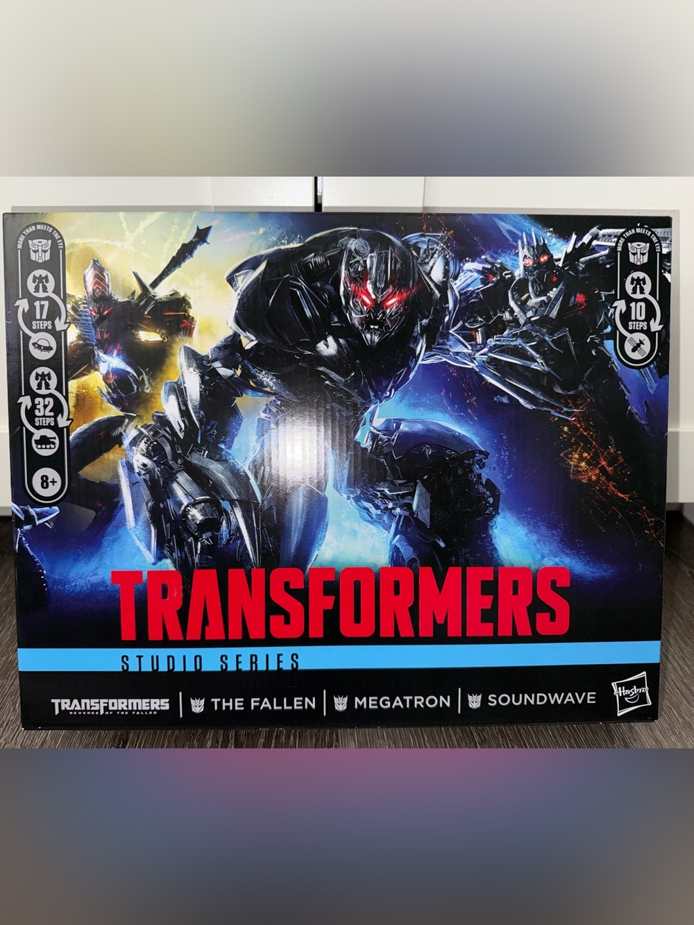 Hasbro Transformers ROTF Studio Series Set. The Fallen, Megatron, Soundwave